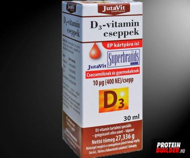 JutaVit D 3-vitamin cseppek 400 NE /30 ml
