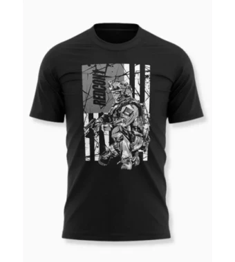 Redcon 1 T-shirt Black Grey