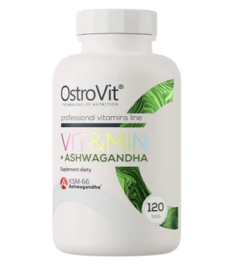 OstroVit Vita&Min+KSM 66 Ashwagandha 120 tab