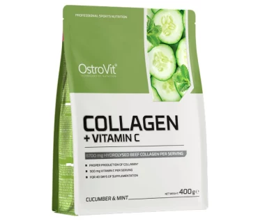 Ostrovit Collagen+C vitamin 400 g uborka-menta 
