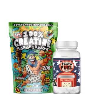 StoneAge Testo Fuel+Creatine monohydrate 500 g csomag