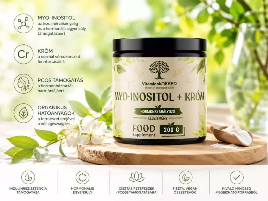 Myo-Inositol+Chrome Inzulinrezisztencia,�s PCOS kezel�s�re?