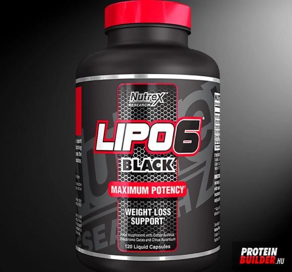 Nutrex Lipo 6 BLACK Ultra Concentrate 60 kps - AKCIÓ 62% | Fitness és Bodybuilding Webáruház