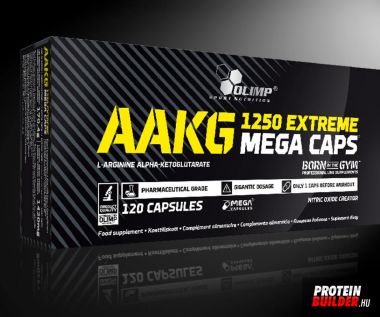 AAKG 1250 EXTREME MEGA CAPS - 120 CAPSULES