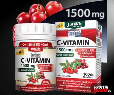 JutaVit C-vitamin 1500 mg retard+D3+Cink