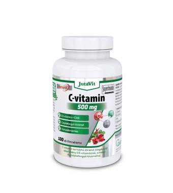 JutaVit C-vitamin 500 mg retard+D3+Cink