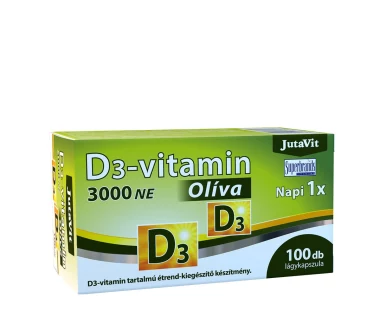 JutaVit D3-vitamin 3000 NE Olva
