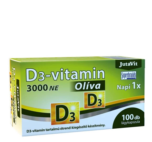 JutaVit D3-vitamin 3000 NE Ol�va