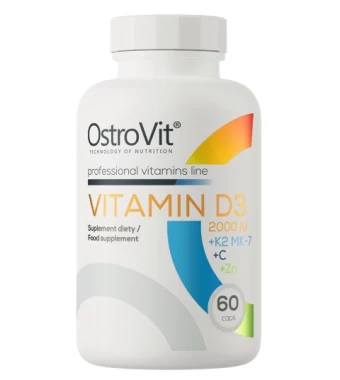 OstroVit Vitamin D3/2000 NE+K+Cink Extra Immun