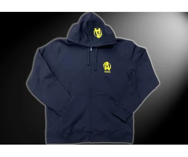 Animal Hoodie Zippes kapucnis pulver