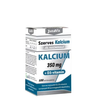 JutaVit Szerves Kalcium 350 mg+D3 vitamin