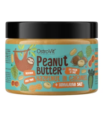 OstroVit Peanut Butter Hazelnut in caramell+Himalayan salt