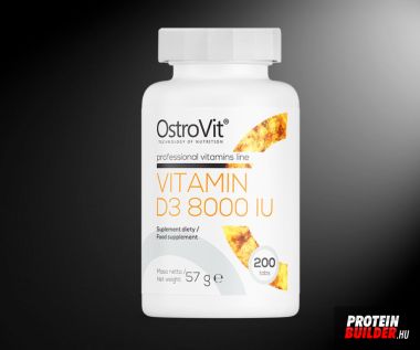 Ostrovit Vitamin D 3/8000- 200 tabletta