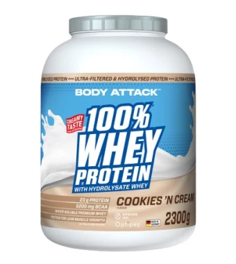 Body Attack 100% Whey protein 2300 g