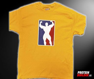 #proteinbuilder Body póló sárga
