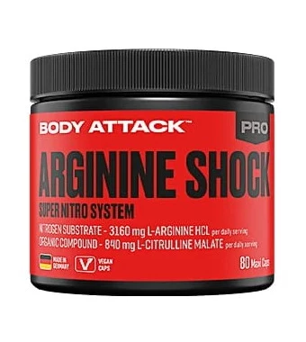 Body Attack Arginine Shock 180 caps