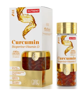 Nutrend Curcumin Bioperine+Vitamin D