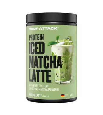 Body Attack Protein Iced Matcha Latte