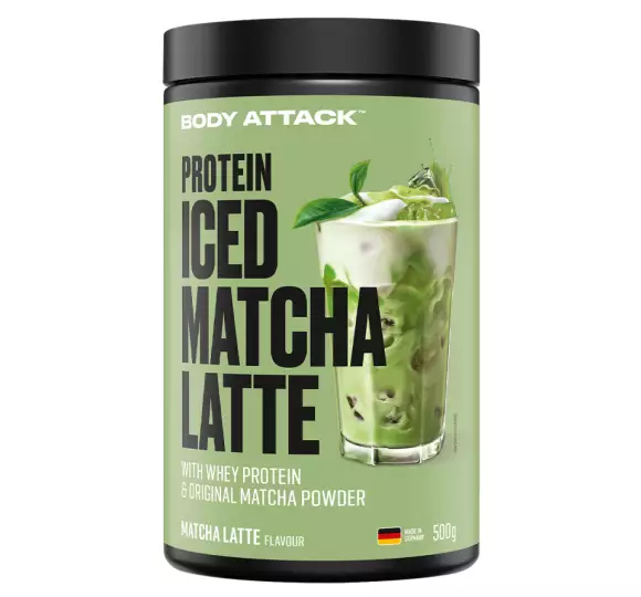 Body Attack Protein Iced Matcha Latte