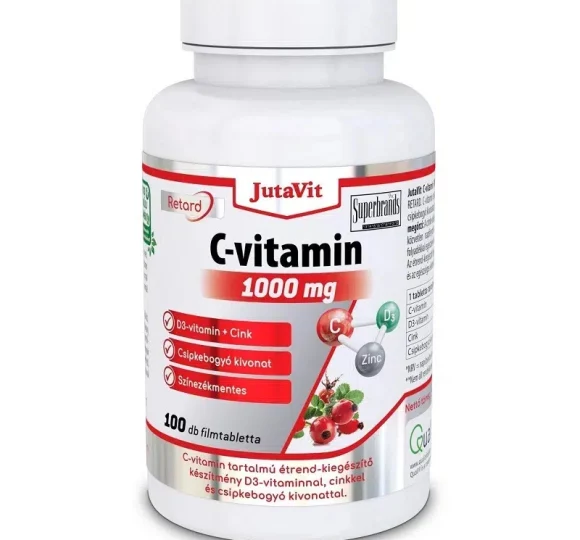 JutaVit C-Vitamin 1000 mg retard+D3+Cink