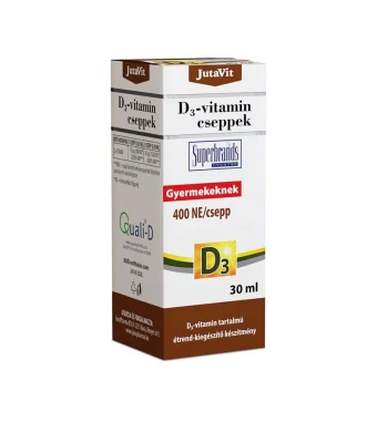 JutaVit D 3-vitamin cseppek 400 NE /30 ml