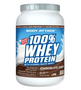 Body Attack 100% Whey Protein 900 g 