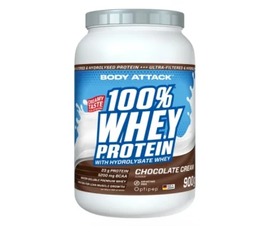 Body Attack 100% Whey Protein 900 g 