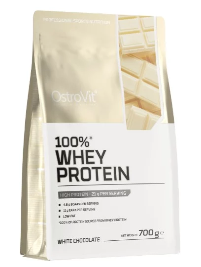 OstroVit 100% Whey Protein 700 g feh�rcsokol�d�