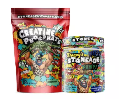StoneAge Creatine phosphate 300 g zacsk�s+Let's Get A Pump csomag